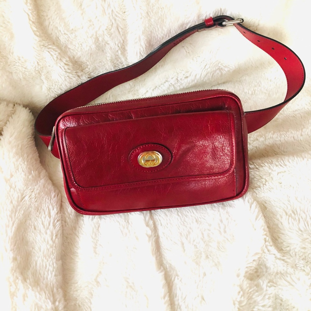 - Gucci leather beltbag/cross shoulder / bumbag unisex NID - Picture 3 of 12